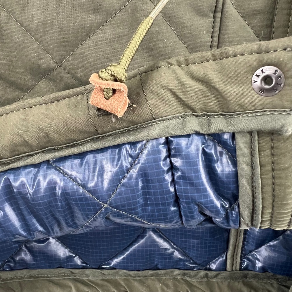Relwen Quilted Insulated Tanker Jacket Mens M Dark Loden Green Huckberry Coat - Picture 2 of 11